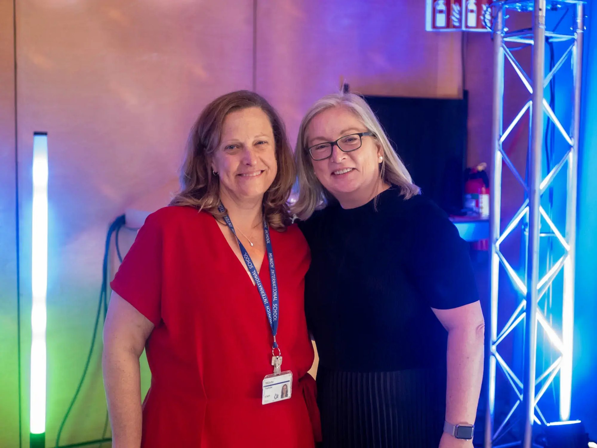 Nathalie Millette and Tracey Healy, Middle School Principal and Assistant Principal