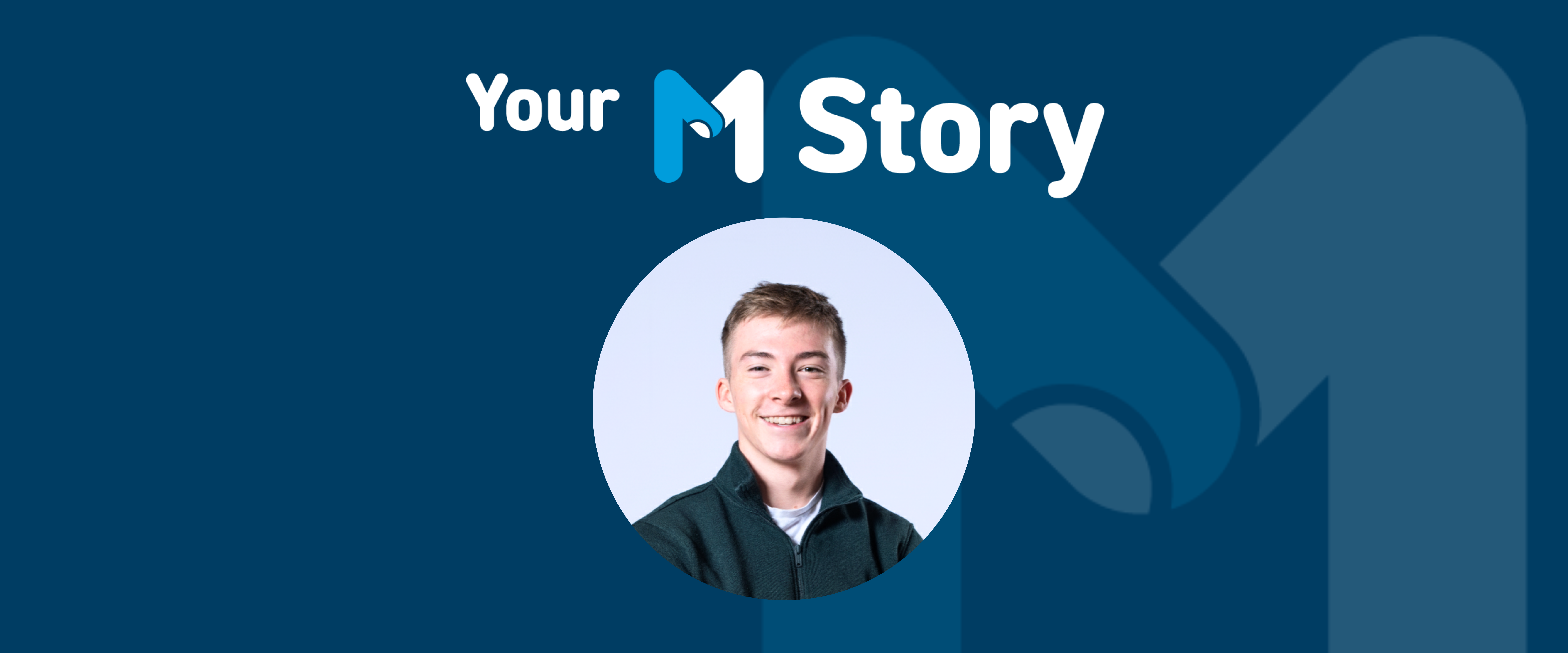 M Story banner for Luke Meydenbauer