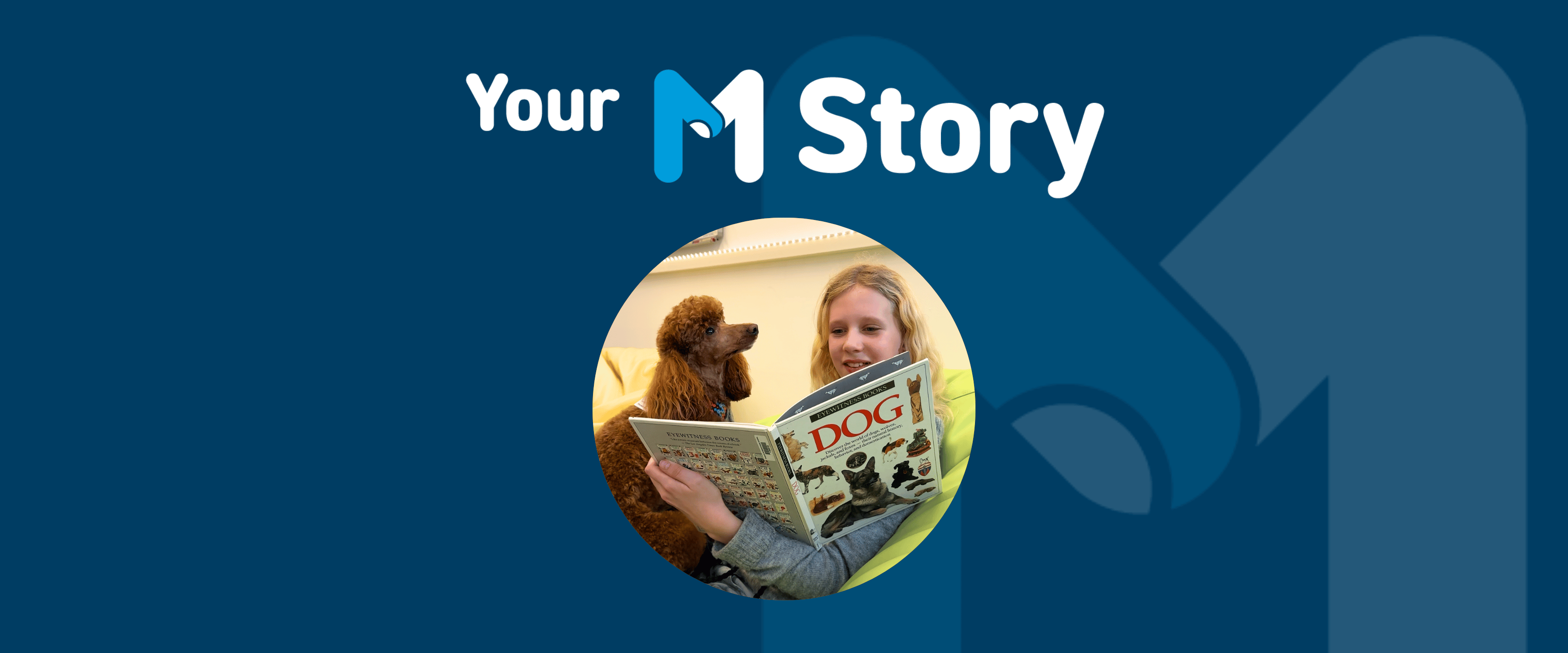 Scarlett's M Story banner